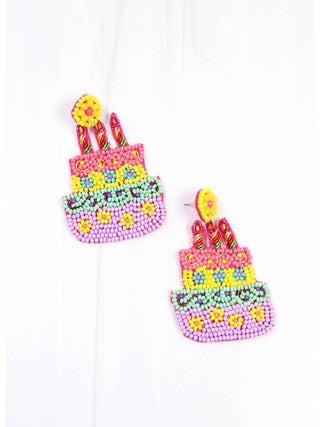 Blow Out Candles Earrings Mult