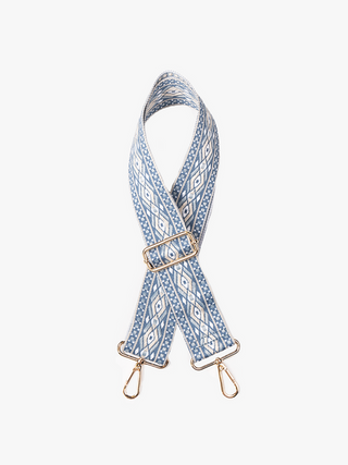Blue/Lt Blue Guitar Strap