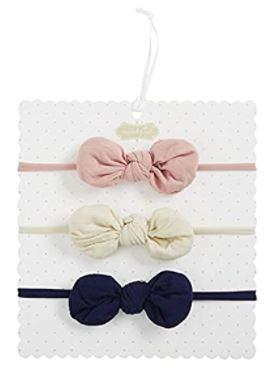 Blue/Pink/White Bow Set