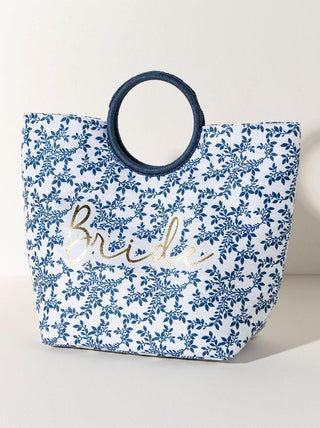 Blue Bride Tote