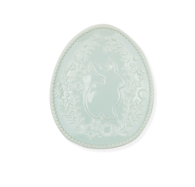Blue Bunny Embossed Plate