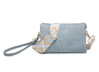 Blue Izzy Crossbody w/ Strap