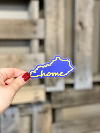 Blue KY Outline Sticker