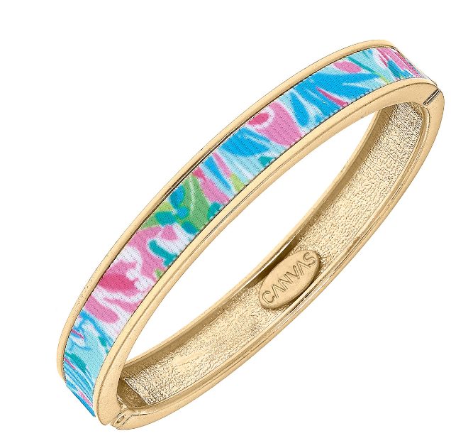 Blue Makenzie Tropical Bangle