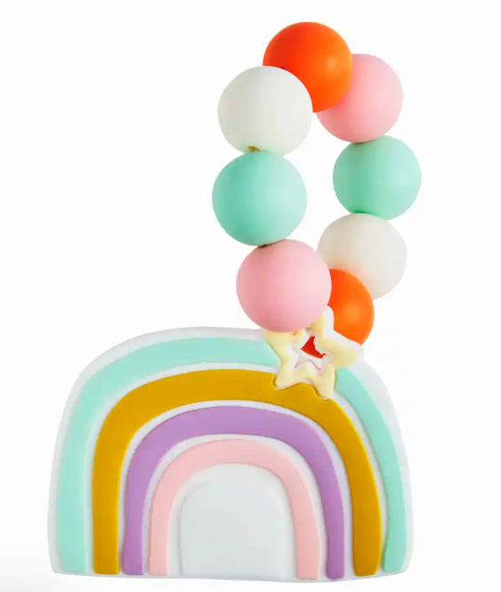 Blue Rainbow Cart Teether