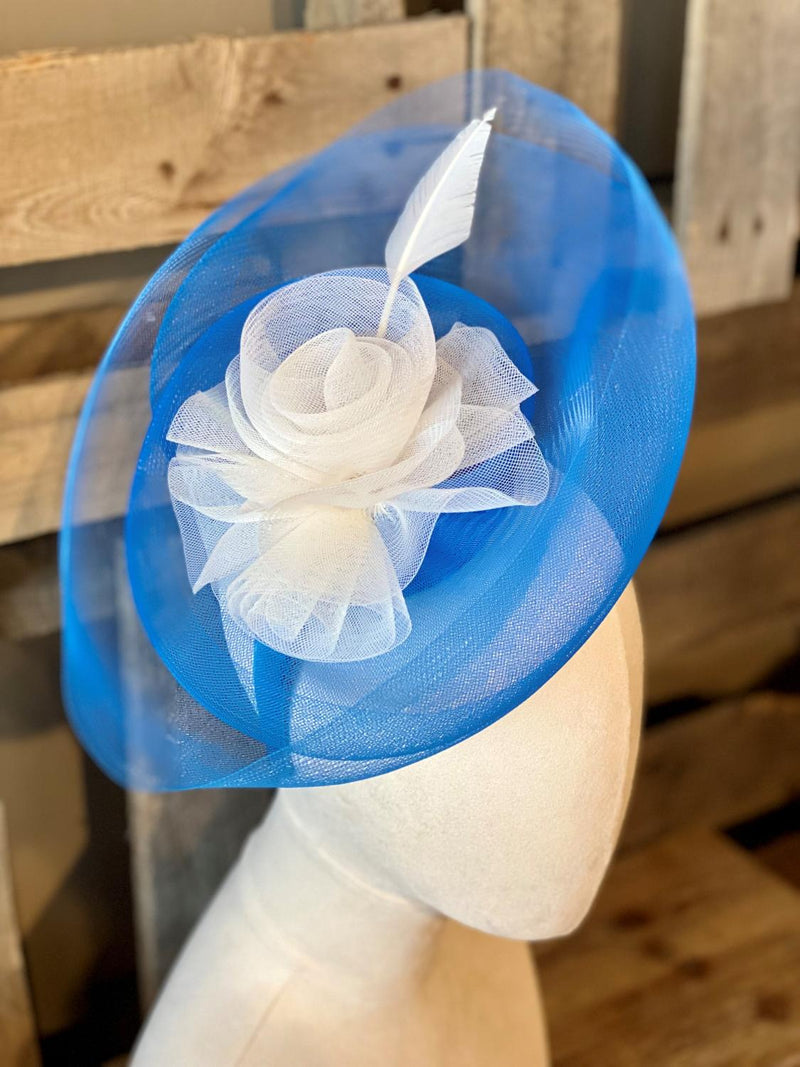 Blue Spotlight Fascinator