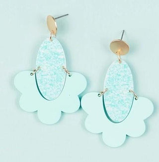 Blue Wallace Earring