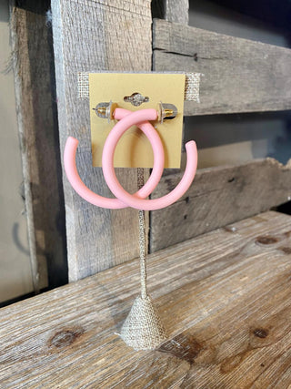 Blush Gray Hoop
