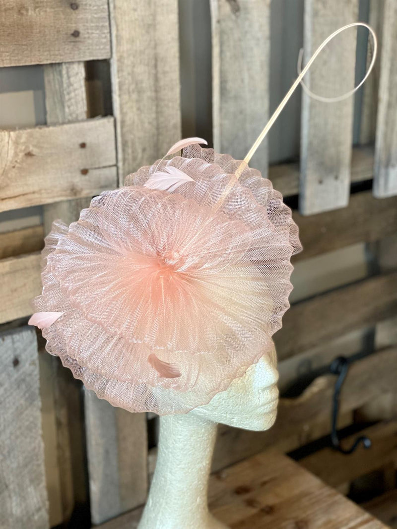 Blush Quill Fascinator