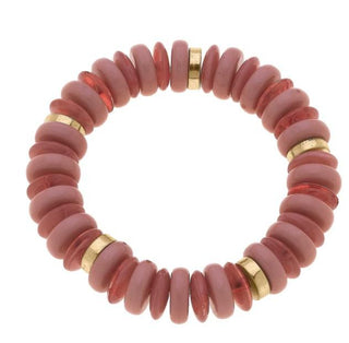 Blush Resin Strech Bracelet