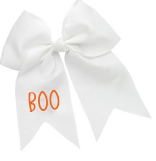 Boo Bow White