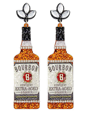 Bourbon Earrings Orange