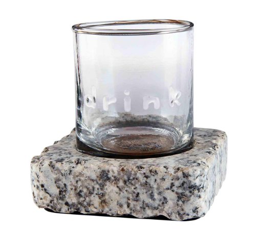 Bourbon & Grey Granite Coaster