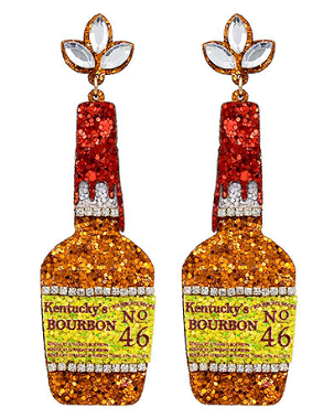 Bourbon Whiskey Earrings Orang