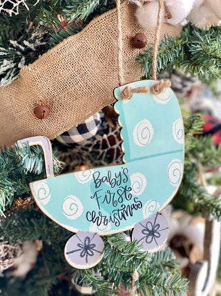 Boy Stroller Ornament
