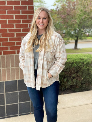 Breaking Routine Plaid Jacket