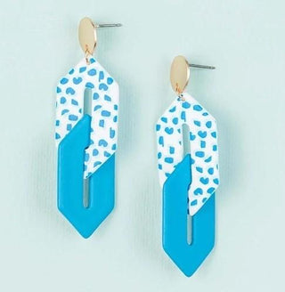 Brinn Blue Wild Earring