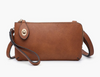 Brown Lock Crossbody