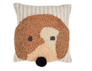 Brown Mini Hook Dog Pillow