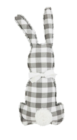 Buffalo Check Bunny Pillow