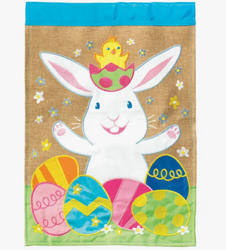 Bunny Garden Flag