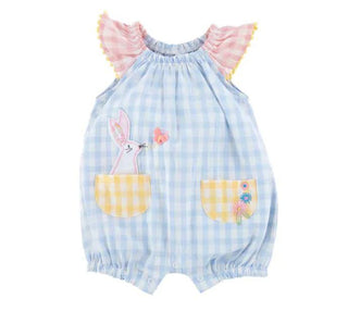 Bunny Gingham Romper