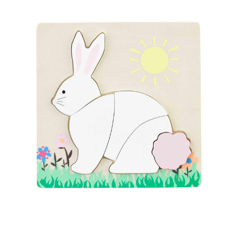 Bunny Square Easter Puzzle