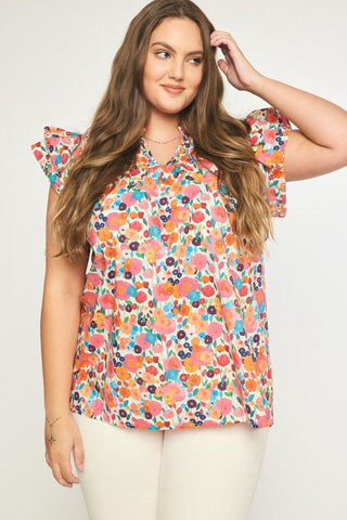 Call The Shots Top- Curvy