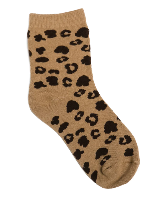 Camel Leopard Socks
