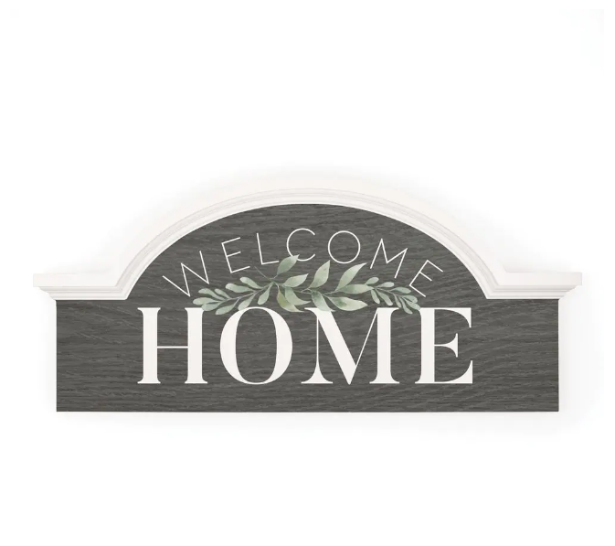 Welcome Home Arched Sign