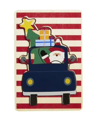 Car and  Santa Puzzle
