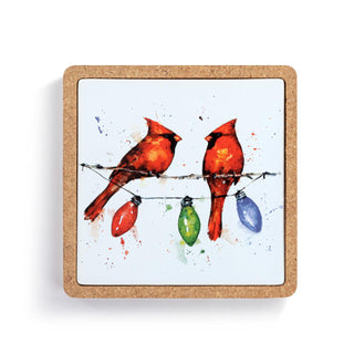Cardinal on Light String Cork