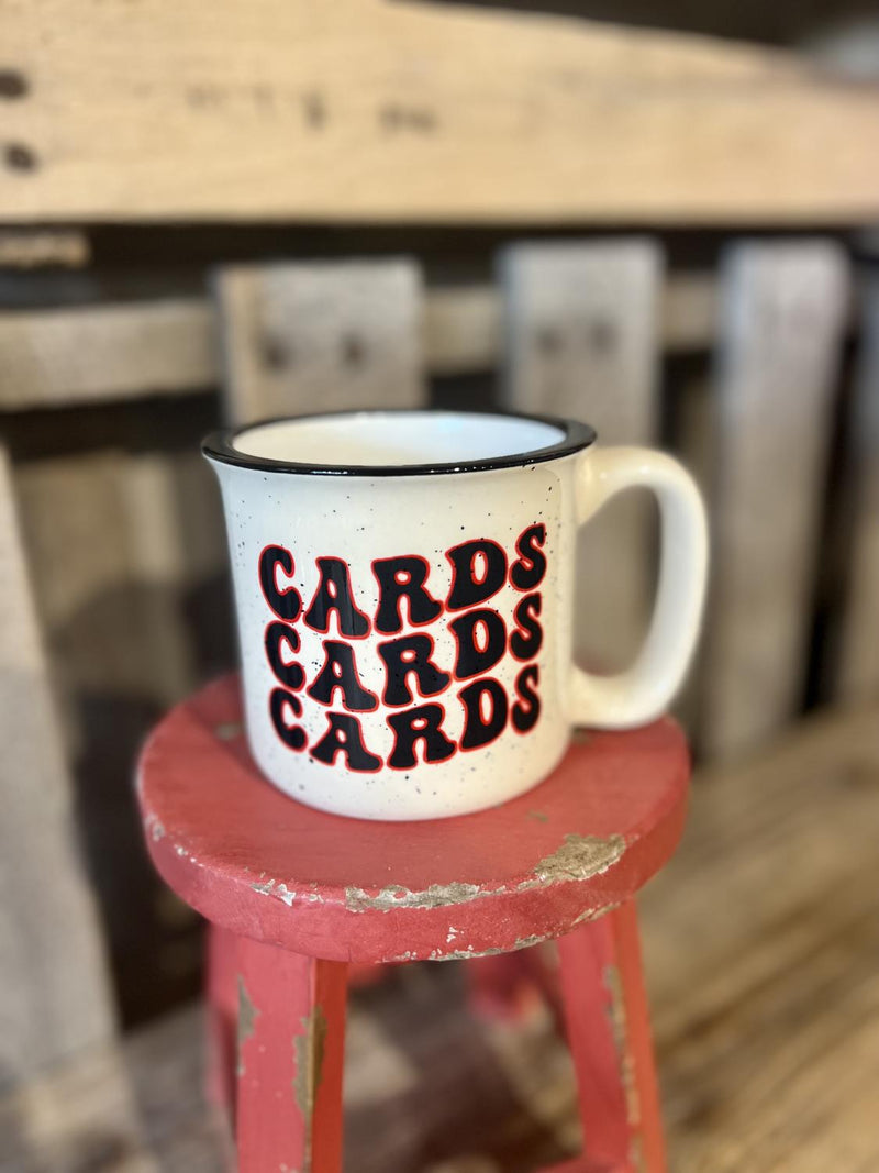 Cards Cards Cards Mug Darling State of Mind