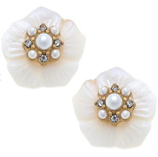 Cassidy Pearl Shell Stud