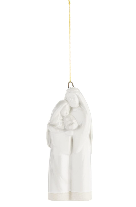 Ceramic Holy Family Ornament