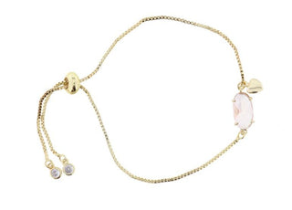 Champagne Heart Bracelet