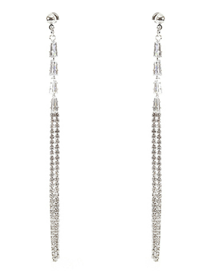 Chasidy Earrings Rhodium