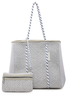 Cheetah Tote Beige