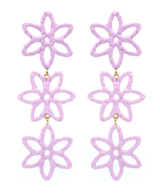 Chelsie Earrings Lavender