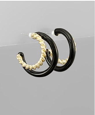 Cheyene Earrings Black