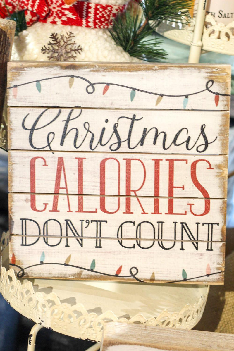 Christmas Calories Sign