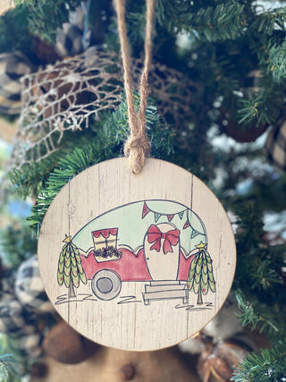 Christmas Camper Ornament