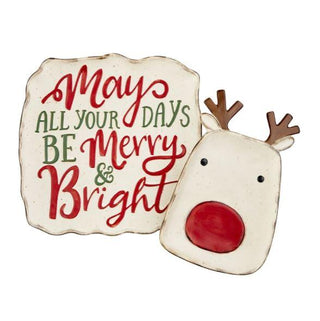 Christmas Deer Nested Platters