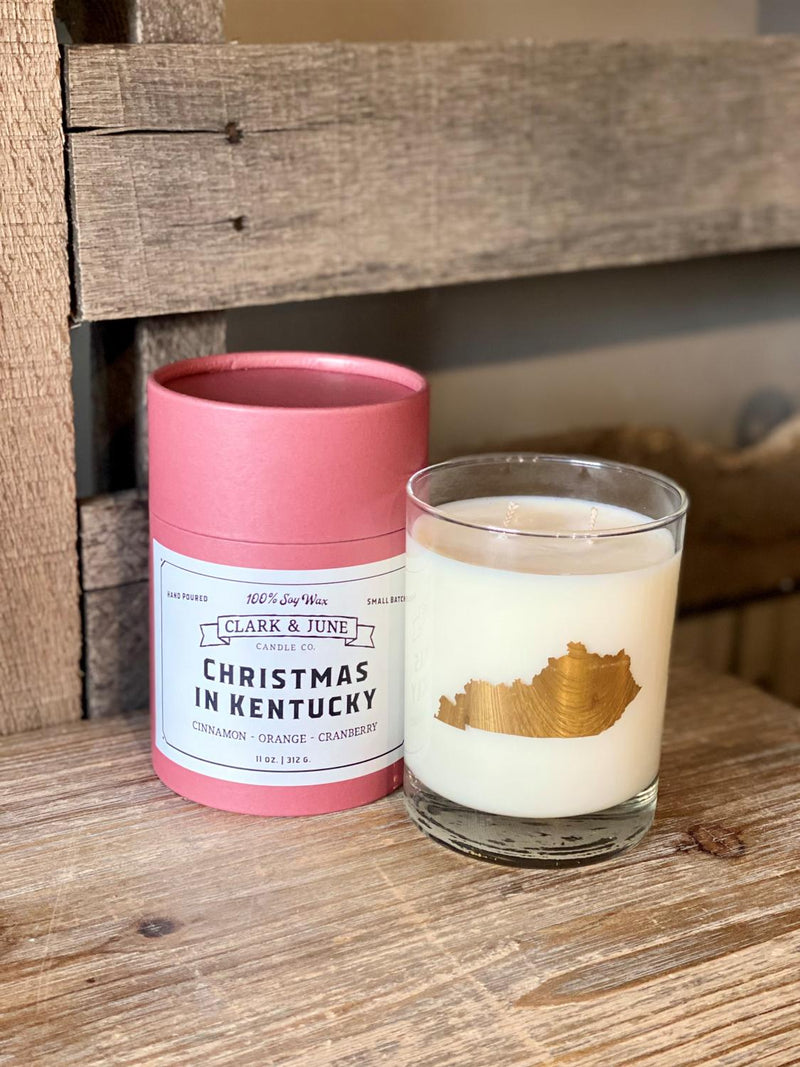 Christmas Kentucky Candle