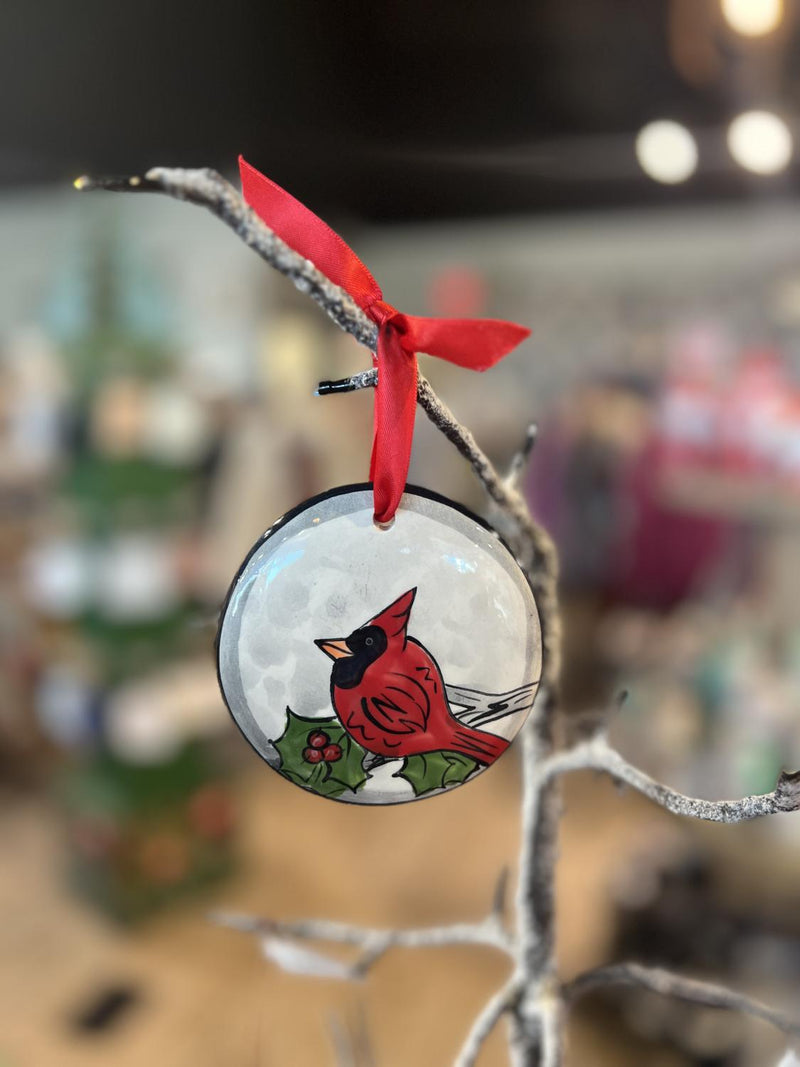 Classic Cardinal Flat Ornament