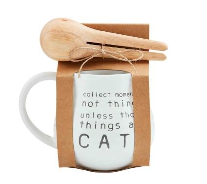 Collect Cat Mug & Scoop Set