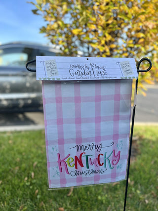 Colorful KY Xmas Garden Flag