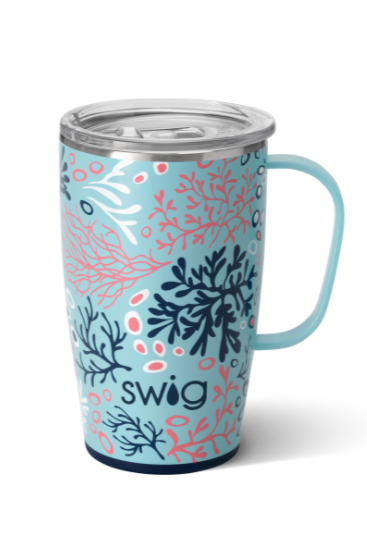 Coral Me Crazy Mug Swig