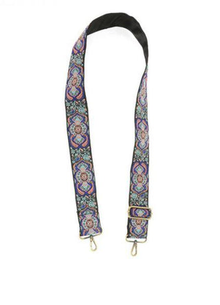 Coral Paisley Purse Strap