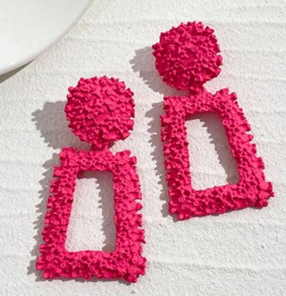 Coreene Earrings Hot Pink